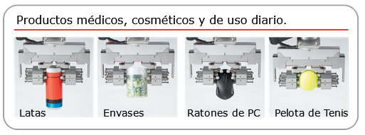 Ilustración 3 Aplicaciones de la unidad de sujeción adaptativa